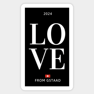 Love from Gstaad Sticker